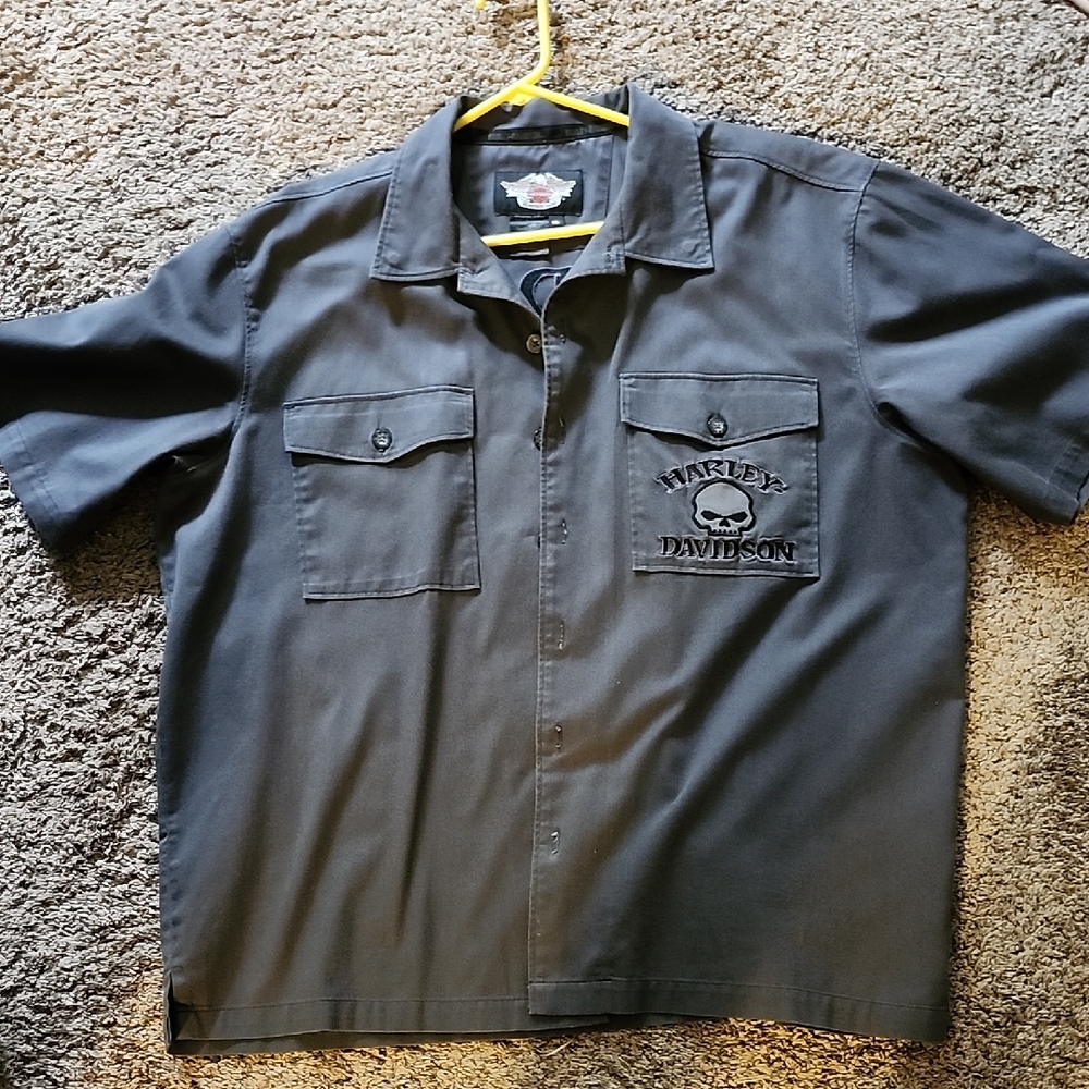 Harley-Davidson Charcoal Short Sleeve Shirt